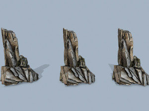 Cliff rocks 3Dモデル