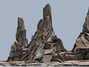 Cliff rocks 3D मॉडल
