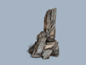 Cliff rocks 3D Model