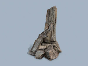 Cliff rocks 3D Model