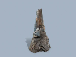Cliff rocks 3D Model