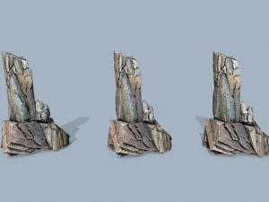 Cliff rocks 3D Model