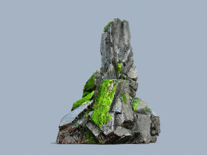 Mossy rocks 3D 模型