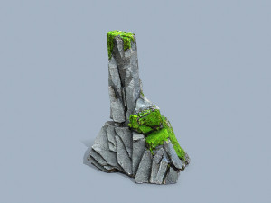 Mossy rocks 3D 模型