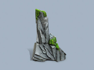 Mossy rocks 3D 模型