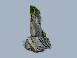 Mossy rocks 3D 模型