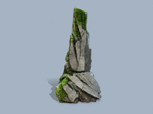 Mossy rocks 3D 模型