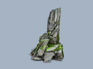 Mossy rocks 3D 模型
