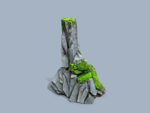 Mossy rocks 3D 模型