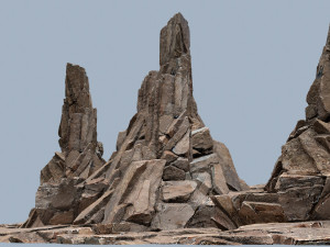 Desert rocks 3D Model