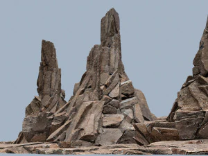Rocce del deserto Modello 3D