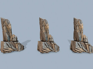 Desert rocks 3D Model
