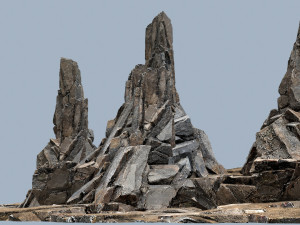 Cliff rocks Modelo 3D