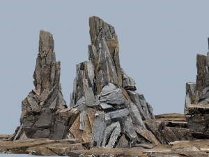 Cliff rocks 3D मॉडल