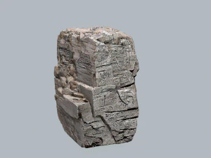 Egyptian desert rocks 3D Model