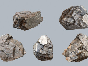 Egyptian desert rocks Modelo 3D