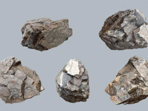 Egyptian desert rocks 3D Model