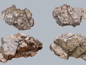 Egyptian desert rocks Modelo 3D