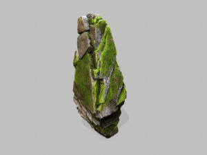 Mossy rocks 3D मॉडल