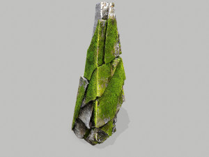 Mossy rocks 3D मॉडल