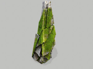 Mossy rocks 3D Model