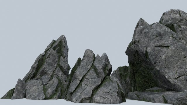 Cliff rocks 3D मॉडल .c4d .max .obj .3ds .fbx .stl .blend 