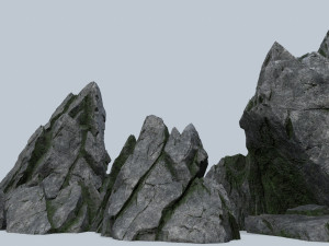 Cliff rocks 3Dモデル