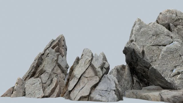 River Stone 3D Model .c4d .max .obj .3ds .fbx .stl .blend 