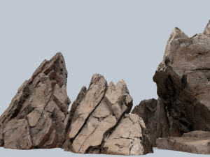 Desert rocks 3D Model