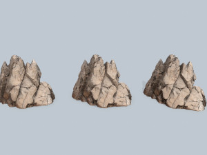Desert rocks 3D 模型