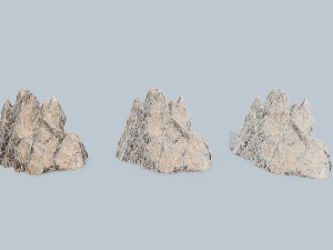 Desert rocks 3D Model
