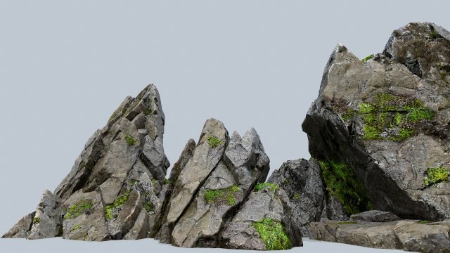 Forest rocks 3D 모델 .c4d .max .obj .3ds .fbx .stl .blend 