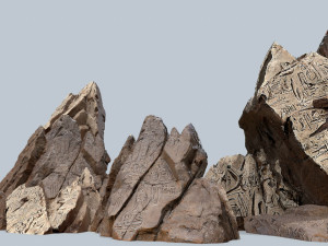 Desert rocks 3D मॉडल