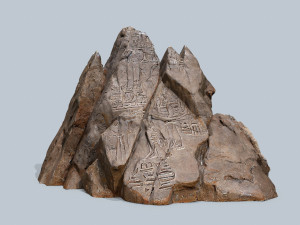 Desert rocks 3D मॉडल
