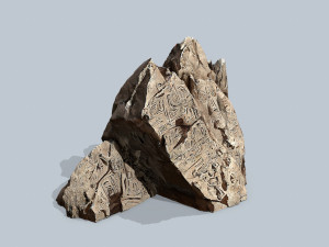 Desert rocks 3D मॉडल