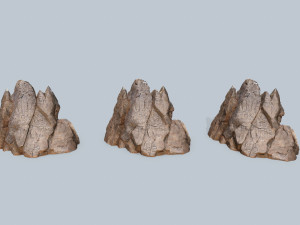 Desert rocks 3D मॉडल