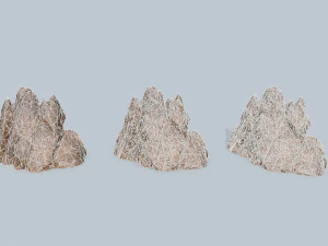 Desert rocks 3D Model
