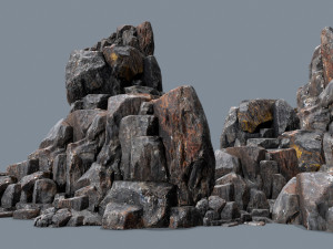 Cliff rocks 3D 모델