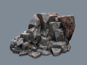 Cliff rocks 3D 模型