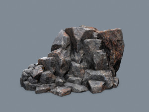 Cliff rocks 3D 模型