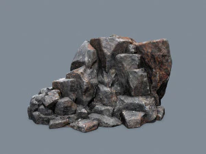 Cliff rocks 3D Model