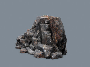 Cliff rocks 3D 模型