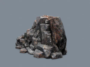 Cliff rocks 3D Model