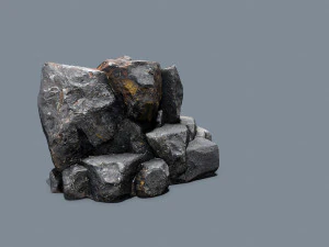 Cliff rocks 3D Model