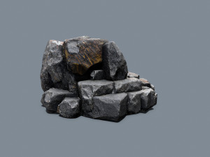 Cliff rocks 3D 模型