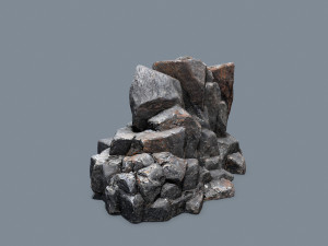 Cliff rocks 3D 模型
