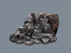 Cliff rocks 3D Model
