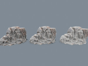 Cliff rocks 3D 模型