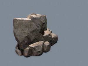 Cliff rocks Model 3D