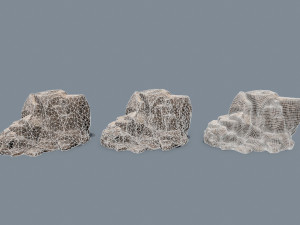 Cliff rocks Model 3D